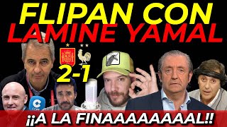 🎙️💥 *FLIPAN CON LAMINE YAMAL* | REACCIONES AL ESPAÑA 2-1 FRANCIA Y ZASCA A RABIOT: ¡¡BRUTAAAL!!! 🎙️💥