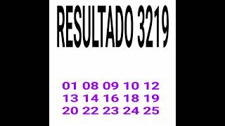 RESULTADO DA LOTOFACIL 3219