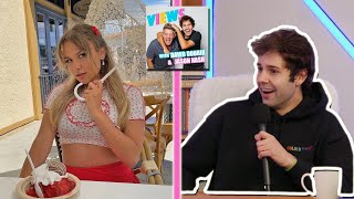 David Dobrik Surprises his Sister on the Podcast