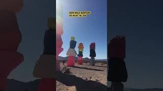 Seven Magic Mountains in Las Vegas,NV, USA #nornnoyvlogs  #sevenMagicMountains #lasvegas  #shorts