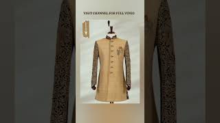 Royal Men's Sherwani Designs For Wedding #sherwani #youtubeshorts #shorts