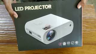 Unboxing LED Projektor murah kwalitas Ok | unboxing projektor murah |