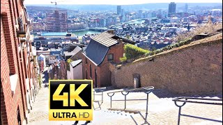 Walk in Liège 🇧🇪 - Luik 🇧🇪, Belgium 🇧🇪- 4K UltraHD 60fps