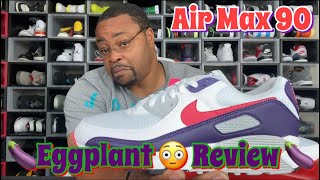 #am90eggplant #airmax90 #airmax #alonetogether #unboxing Air Max 90 'Eggplant' | Kings23Kicks