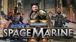 Warhammer 40.000 Space Marine 2 | marinos musculados espaciales con Reve y Alex | stream patrocinado