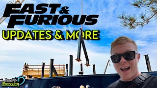 Fast & Furious Hollywood Drift Update & HHN Progress at Universal Studios Hollywood