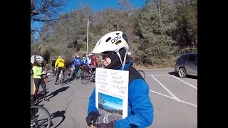 JOE PASSING OUT BIKE TURNOUT CARDS(JUNCTION MOUNT DIABLO)