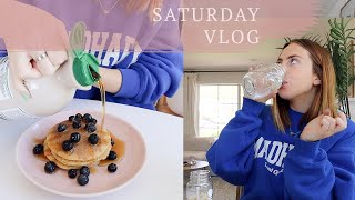 WEEKEND VLOG: making pancakes, mini PR haul, live course set up, etc