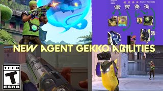 GEKKO \\ VALORANT Agent 22 Gameplay and Abilities🤐😮