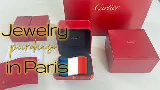 Jewelry purchase in PARIS 🇫🇷 Cartier Love Bracelet Unboxing