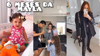 MAYLINHA FEZ 6 MESES - STORIES DA REBECCA ARIELL