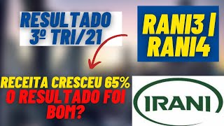 RANI3 | RESULTADO 3T21 |  RESULTADO FINANCEIRO BOM | RESULTADO OPERACIONAL MEDIANO