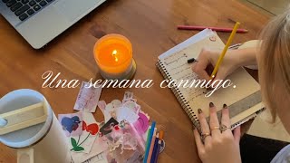 una semana conmigo 🕯️🌷✨ cerámica, facultad, psicología, journaling, yoga, ramen…