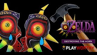 Destroying Zelda Majoras Mask | First4Figures