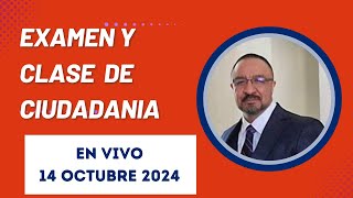 Te invitamos a HACER EL EXAMEN en esta clase de la ciudadanía estadounidense del 14 OCTUBRE 2024