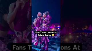 Beyonce Fans Threw Lemons At Ariana Grande…