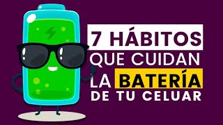 Como cuidar la bateria del celular