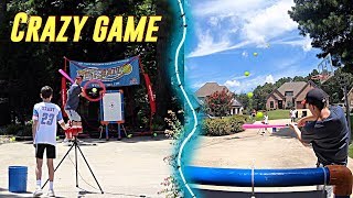 Blitzball Game Against 150 MPH Pitching Machine....| NEA Blitzball