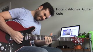 Eagles. Hotel California - Guitar Solo. Brian May Guitar