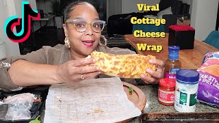 I TRIED THE VIRAL TIKTOK COTTAGE CHEESE WRAP FOR THE FIRST TIME AND OMG!!!