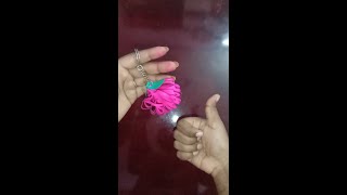 Crafts Paper Keychain/How to Make Handmade Keychain Easy....#SHORTS