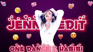 Jennie one dance x Habibi edit || Jennie tik tok || Jennie edit