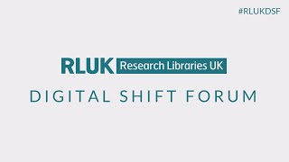 RLUK Digital Shift Forum | Digital shifts and sustainability, Federica Lucivero