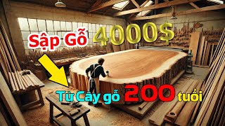 Sập Gỗ 4000 $ | Hoàn Thiện Từ Cây Lim Xanh 200 Năm Tuổi Thật Sự Đẳng Cấp