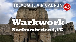 Treadmill Virtual Run 45: Warkworth, Northumberland, UK