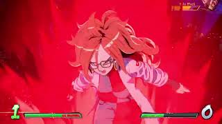 Dragon Ball FighterZ - Android 21 (Lab Coat) vs Goku Black