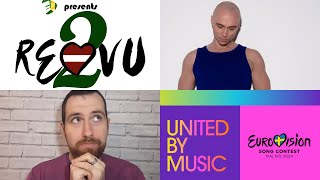 #REVU2​​ Eurovision Ireland reacts to Latvia 2024 - Dons - Hollow