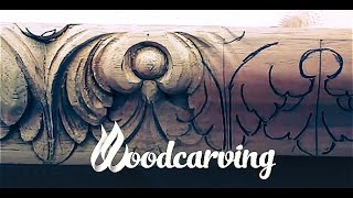 Carved Cornices and Curbs  ►► Timelapse Резьба по дереву Резной карниз