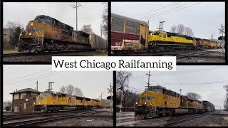 West Chicago railfanning (12-16-23)