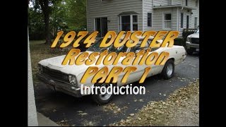 Duster Restoration Part 1