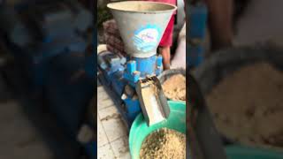 I SAVED A LOT OF MONEY MAKING MY OWN FEEDS WITH PELLET MACHINE FROM ABA10!