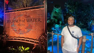 Moana Journey Of Water Nighttime Walkthrough! | First Visit To EPCOT's Newest Attraction!