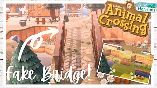 How to Make a Fake Bridge | Animal Crossing New Horizons