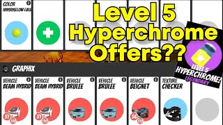 What People OFFER for LEVEL 5 HYPERCHROME in Roblox Jailbreak