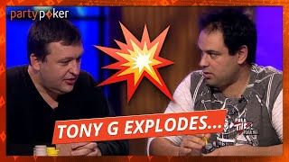 #37 Roland De Wolfe v Tony G | Top 100 Greatest Poker Moments | partypoker