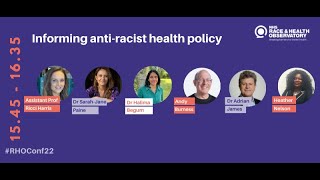 (9)  Informing anti acist health policy  data, effective communication, implementation