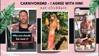 I can't believe I AGREE with the Carnivore... (reacting to CarnivoreMD)