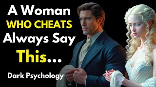 When A Women Cheats You, THIS is the FIRST Thing She SAYS to You | Women Psychology Facts | Stoicism