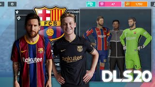 DLS 22 kits Fc Barcelona 2020/21