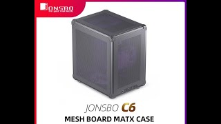 Gabinete Jonsbo C6 - Mini PC Erying i7 12700h + RX 6600 XT