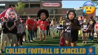 Big Ten/Pac 12 CANCEL FOOTBALL SEASON REACTION ‼️😱 BYE, BYE COLLEGE FOOTBALL??