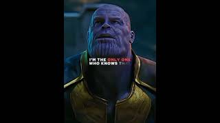 “ I’m the only one who knows that ” Thanos Edit | Untitled 13 ( Super Slowed ) #shorts #thanos