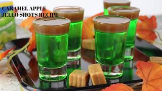 CARAMEL APPLE JELLO SHOTS