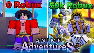 Spending $50,000 Robux on Dio Over heaven Unit