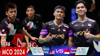 Shohibul Fikri/Daniel Marthin vs Nur Mohd Azryn/Tan Wee Kiong || R16 Macau Open 2024