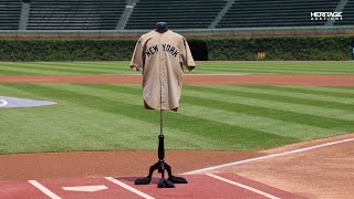 Babe Ruth's "Called Shot" Jersey returns to Wrigley Field